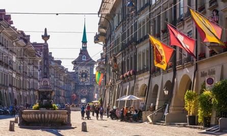 Switzerland, Bern, old town, Kramgasse