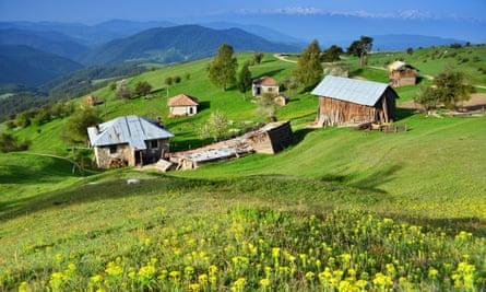 The village of Ortzevo, West Rhodope mountains.