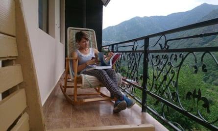 Veranda at Iris, Alaverdi, Armenia