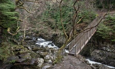 The Miners’ bridge near Betws-y-Coed.