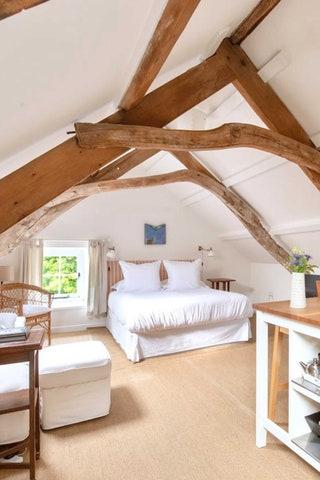 On the top floor of a historical nautical building this loft is one of a trio of apartments here  each one is bookable...